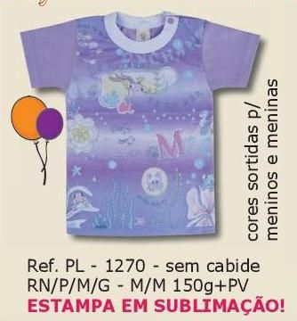 1270 - CAMISETA UNISSEX *SUBLIMAÇÃO*
